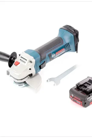 Vente Flash Bosch GWS 18-125 V-LI Professional Meuleuse d'angle sans fil 125 mm + 1x Batterie 6Ah + Insert L-Boxx ready