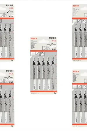 Bosch T 101 BR Clean for Wood Lames de scie sauteuse 100mm, 25pcs. (2608630014) Populaire