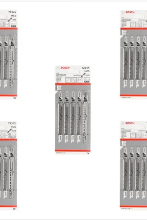 Bosch T 234 X Progressor for Wood Lames de scie sauteuse 117mm, 25pcs. (2608633528) Haute Qualité