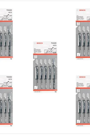Promotion Saisonnière Bosch T 244 D Speed for Wood Lames de scie sauteuse 100mm, 25pcs. (2608633626)