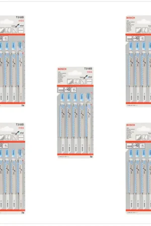Bosch T 318 B Basic for Metal Lames de scie sauteuse 132mm, 25pcs. (2608631404) Prix Bas