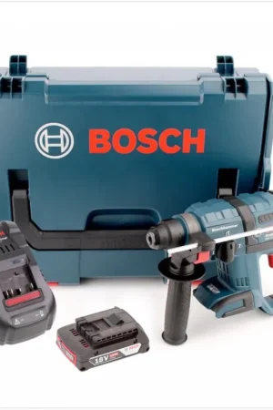 Affaire À Saisir Bosch GBH 18 V-EC Marteau perforateur sans fil 18V 1,7J SDS-Plus + Coffret L-Boxx + 1x Batterie 2,0Ah + Chargeur