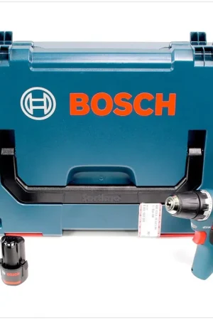 Bosch GSR 10,8V-EC Perceuse visseuse sans fil + 1x Batterie 2,5Ah + L-Boxx (06019A4003) Vente Directe