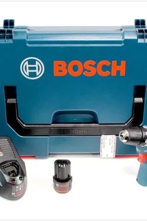 Bosch GSR 10,8V-EC Perceuse visseuse sans fil + 1x Batterie 2,5 Ah + Chargeur + L-Boxx (06019A4003) Meilleur Prix
