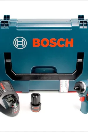 Livraison Express Bosch GSR 10,8 V-EC HX Perceuse visseuse sans fil + 1x Batterie rechargeable GBA 10,8 V, 2,5 Ah + Chargeur rapide AL 1130 CV + L-Boxx