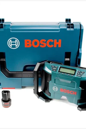 Prix Choc Bosch GML 10,8 V-Li Radio sans fil + 1x Batterie GBA 10,8 V, 2,5 Ah + L-Boxx