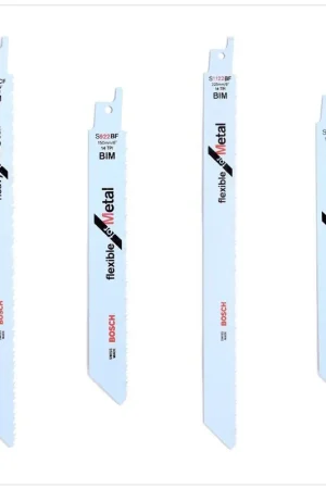 Satisfait Ou Remboursé Bosch Ensemble de 4 Lames de scie sabre pour métal / tôle (S 1120 CF / S 922 BF / S 922 EF / S 1122 BF)