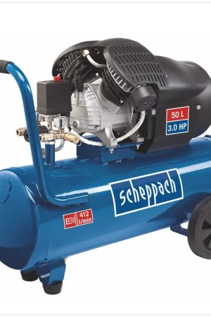 Dernier Modèle Scheppach HC 53 DC Compresseur double cylindre ( 5906102901 )
