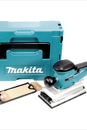 Makita BO 4900 VJ Ponceuse orbitale avec 330 Watt + Coffret Makpac Commande En Gros