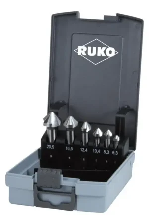 Super Prix RUKO Jeu de fraises coniques à chanfreiner DIN 335 C 90 ° 6,3-20,5 mm ( 4000601499 )