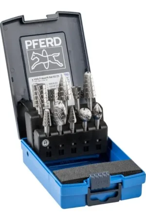 Offre Exclusive PFERD Set de fraises sur tige 82 D. de la tige 6 mm 10 pièces ( 4142033100 )