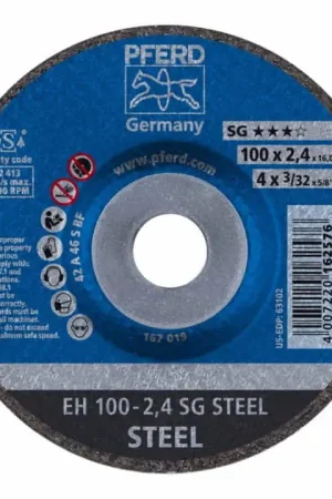 Populaire PFERD Disque à tronçonner SG STEEL D115x2,4 mm contre-coudé ( 4000841310 )