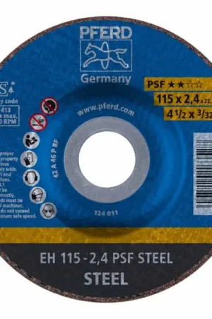Produit De Marque PFERD Disque à tronçonner PSF STEEL D125x2,4 mm contre-coudé ( 4000841283 )