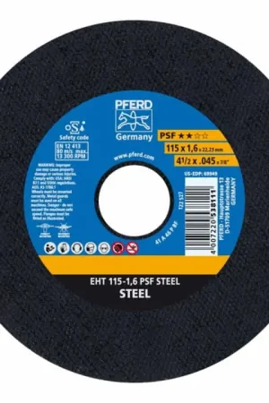 Offre Limitée PFERD Disque à tronçonner PSF STEEL D230x3 mm droit ( 4000841285 )