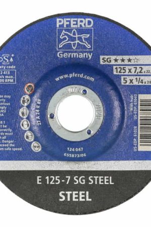 Expédition Rapide PFERD Meule à ébarber SG STEEL D125xép.7,2 mm ( 4000842705 )