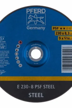 Dernière Chance PFERD Meule à ébarber PSF STEEL D230xS8,3 mm ( 4000842661 )