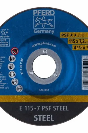 PFERD Meule à ébarber PSF STEEL D125xép.7,2 mm ( 4000842651 ) Prix Cassé