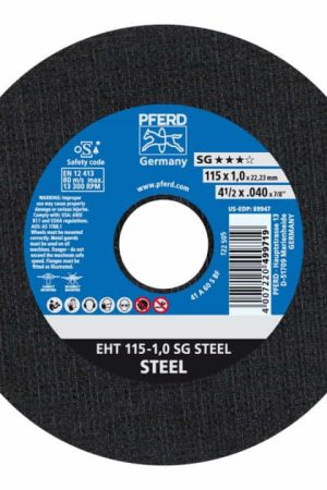 Commander Vite PFERD Disque à tronçonner SG STEEL D115x1 mm droit ( 4000841250 )