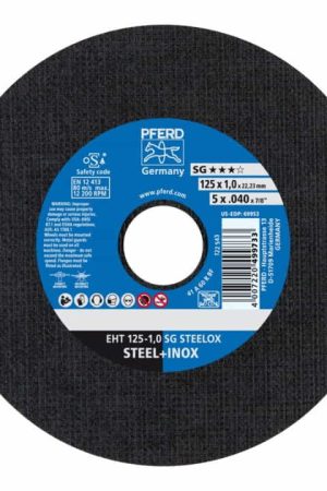 Meilleur Prix PFERD Disque à tronçonner SG STEELOX D125x1 mm droit ( 4000841256 )