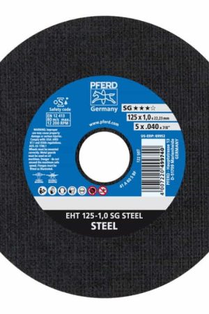 PFERD Disque à tronçonner SG STEEL D125x1 mm droit ( 4000841251 ) Livraison Express