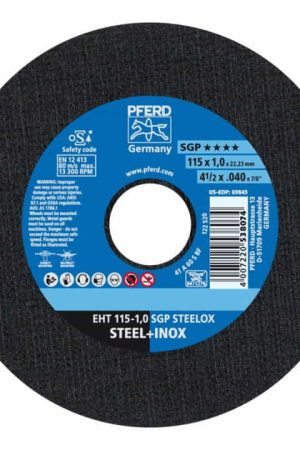 PFERD Disque à tronçonner SGP STEELOX D115x1 mm droit ( 4000843067 ) Seulement Aujourd'hui