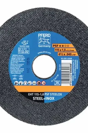 Vente Flash PFERD Disque à tronçonner PSF STEELOX D180x1,6 mm droit ( 4000841234 )