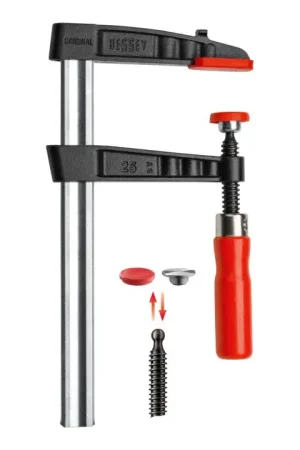 Satisfait Ou Remboursé BESSEY Serre-joint en fonte malléable TG envergure 400 mm col de cygne 175 mm ( 4000831412 )