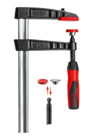 BESSEY Serre-joint en fonte malléable TG-2K envergure 250 mm col de cygne 120 mm ( 4000831763 ) Achat Immédiat