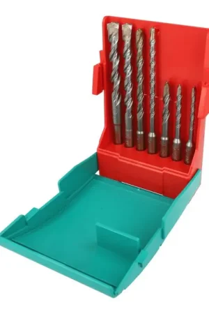 HELLER Jeu de forets marteau MAXXBOX Bionic Pro SDS-plus 7 pièces SDS-plus ( 4000864830 ) Quantité Limitée