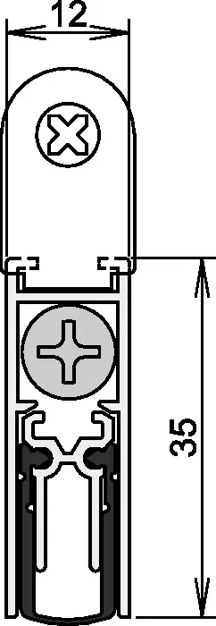 ATHMER Joint de porte double(R) M-12/35 1-392 1 côté longueur 833 mm ( 3327023065 ) Quantité Limitée