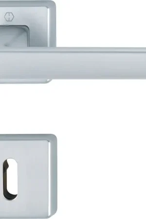 Dernière Chance HOPPE Garniture à rosette Dublin 1124 / 843KV/843KVS aluminium F1 ( 3000203135 )