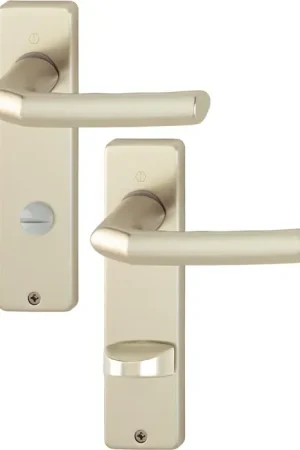 Commander Maintenant HOPPE Garniture à plaque courte Birmingham 1117/202KP/AP Aluminium F2 ( 3000252944 )