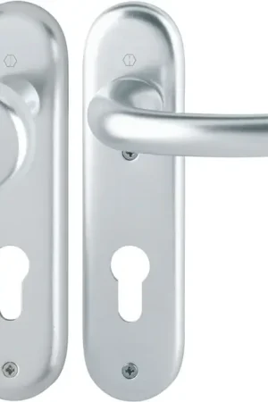 Dernier Modèle HOPPE Garniture de plaque courte Tôkyô 53/273KP/1710 Aluminium F1 ( 3000252602 )