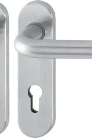 Acheter Direct Garniture HOPPE à plaque courte Paris E58/353K/138Z acier inoxydable F69 ( 3000203015 )