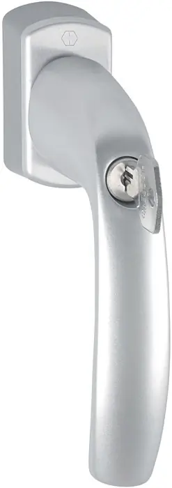Soldes Poignée de fenêtre HOPPE New York 0810S/US10 100Nm aluminium F1 / teinte naturelle ( 8000347599 )