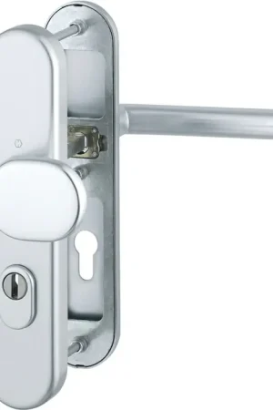 Authentique HOPPE Garniture de protection Amsterdam 86G/3332ZA/3310/1400 aluminium F1 ( 3000209120 )