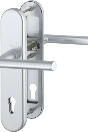 Certifié HOPPE Garniture de protection Stockholm 1140/3331/3410 aluminium F1 ( 3000209127 )
