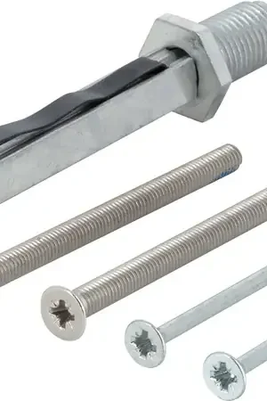 Top Vente HOPPE Set de fixation Sertos(R) K/G 65-70 mm M5 x 80 + 4,0 x 75 ( 3000209935 )