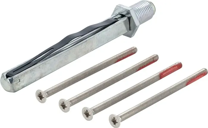 Super Prix HOPPE Kit de fixation Sertos(R) FS-K/G 65-70 mm M4 x 75 ( 3000209950 )