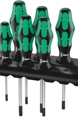 WERA Jeu de tournevis 367/6 6 pièces TORX® ( 4000827753 ) Seulement Aujourd'hui