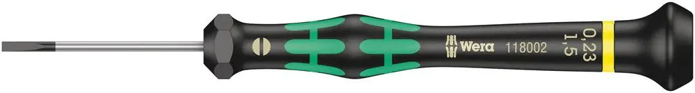 WERA Tournevis précision pour l'électronique 2035 1,5 mm longueur des lames 40 mm ( 4300001756 ) Super Prix
