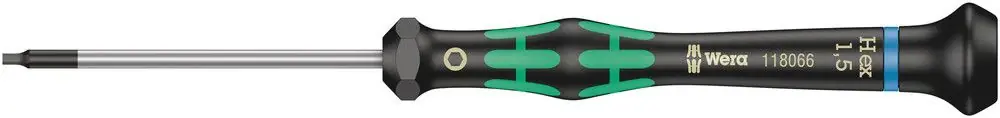WERA Tournevis précision pour l'électronique 2054 6 pans. 1,5 mm longueur de la lame 60 mm ( 4300001789 ) Vente Flash