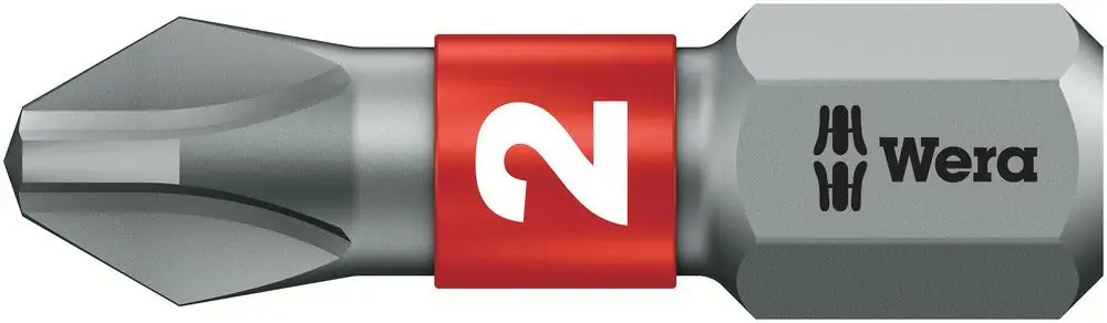 Certifié WERA Embout 851/1 BTZ 1/4 po. PH 2 longueur 25 mm ( 4000829526 )