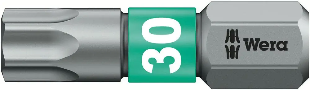WERA Embout 867/1 BTZ 1/4 po. T 30 longueur 25 mm ( 4000829539 ) Réduction