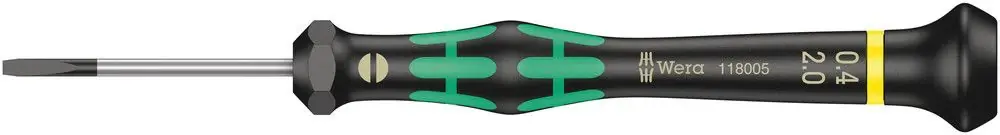 Petit Prix WERA Tournevis précision pour l'électronique 2035 2 mm longueur des lames 40 mm ( 8000376338 )