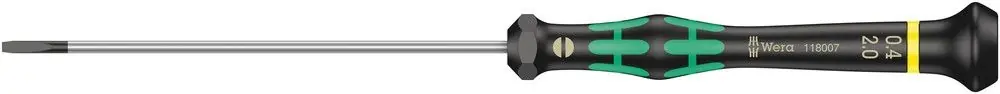 Offre Du Jour WERA Tournevis précision pour l'électronique 2035 3 mm longueur des lames 50 mm ( 8000376340 )