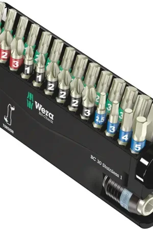 WERA Assortim. d'embouts en acier inoxydable BC 30 Stainless 1 30 pièces ( 4000828396 ) Acheter Direct