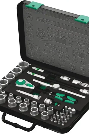WERA Jeu de clés à douille 8100 SB2 Zyklop 43 pièces 3/8 po. ( 4000820227 ) Expédition Rapide