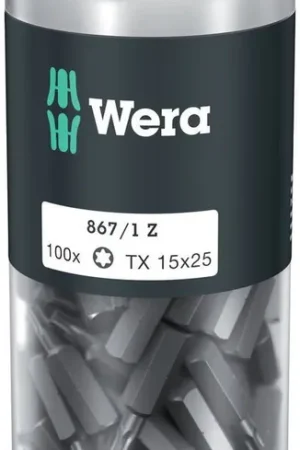 Prix Bas WERA Coffret de gros embouts 867/1 Z 1/4 ″ T 15 Longueur 25 mm ( 4000822270 )