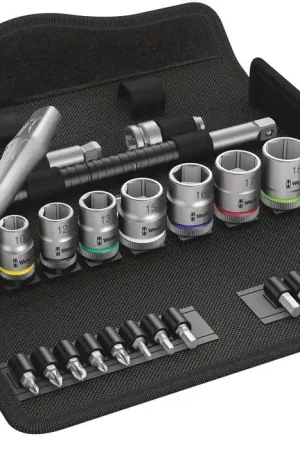 Meilleure Vente WERA Jeu de clés à douille Zyklop Metal 8100 SB 7 29 pièces 3/8 po. ( 4000821654 )
